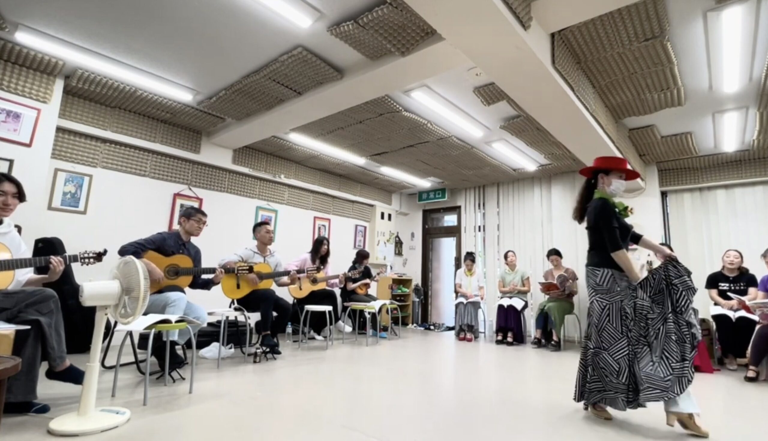 伴奏練習会の様子