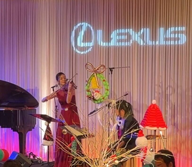 企業イベントでの迎賓演奏