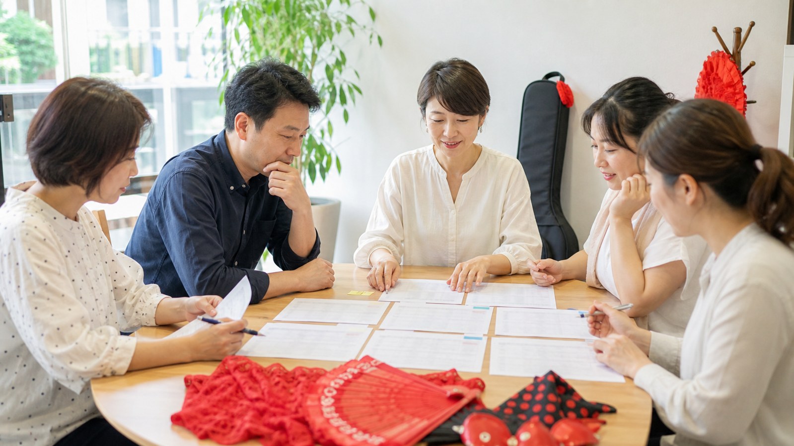 街メンコ支援プロジェクトの審査を公平に整理する様子