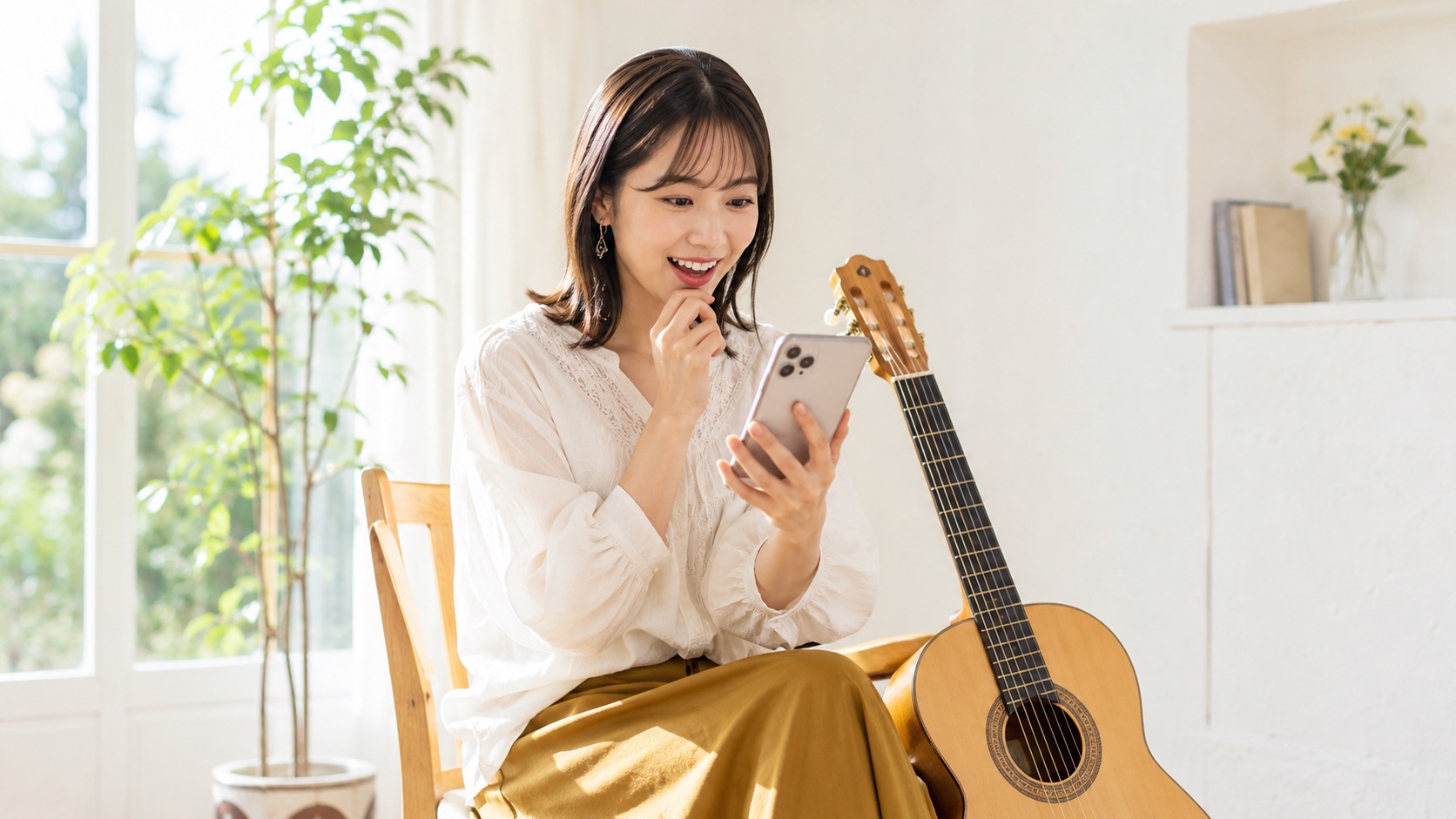 3ヶ月前の録音を聴き比べて上達に気づいた女性
