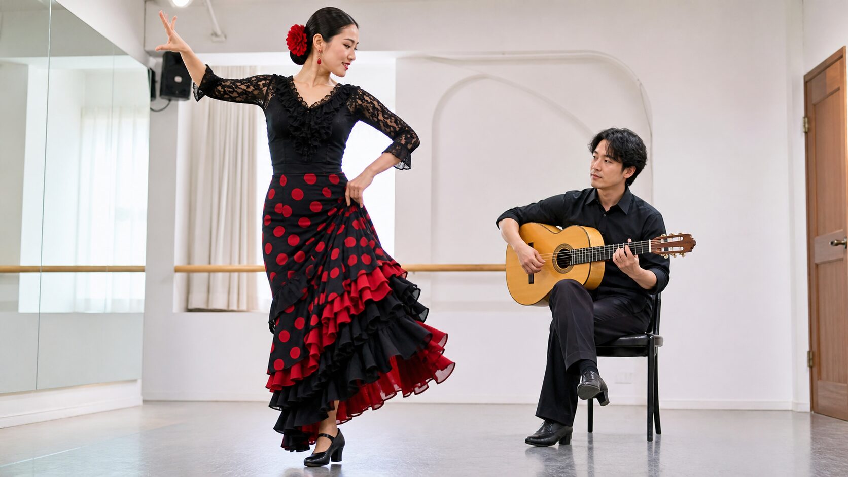 踊り手が動ける音の床を作る伴奏