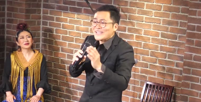 スーパー練習会で話す池川寿一