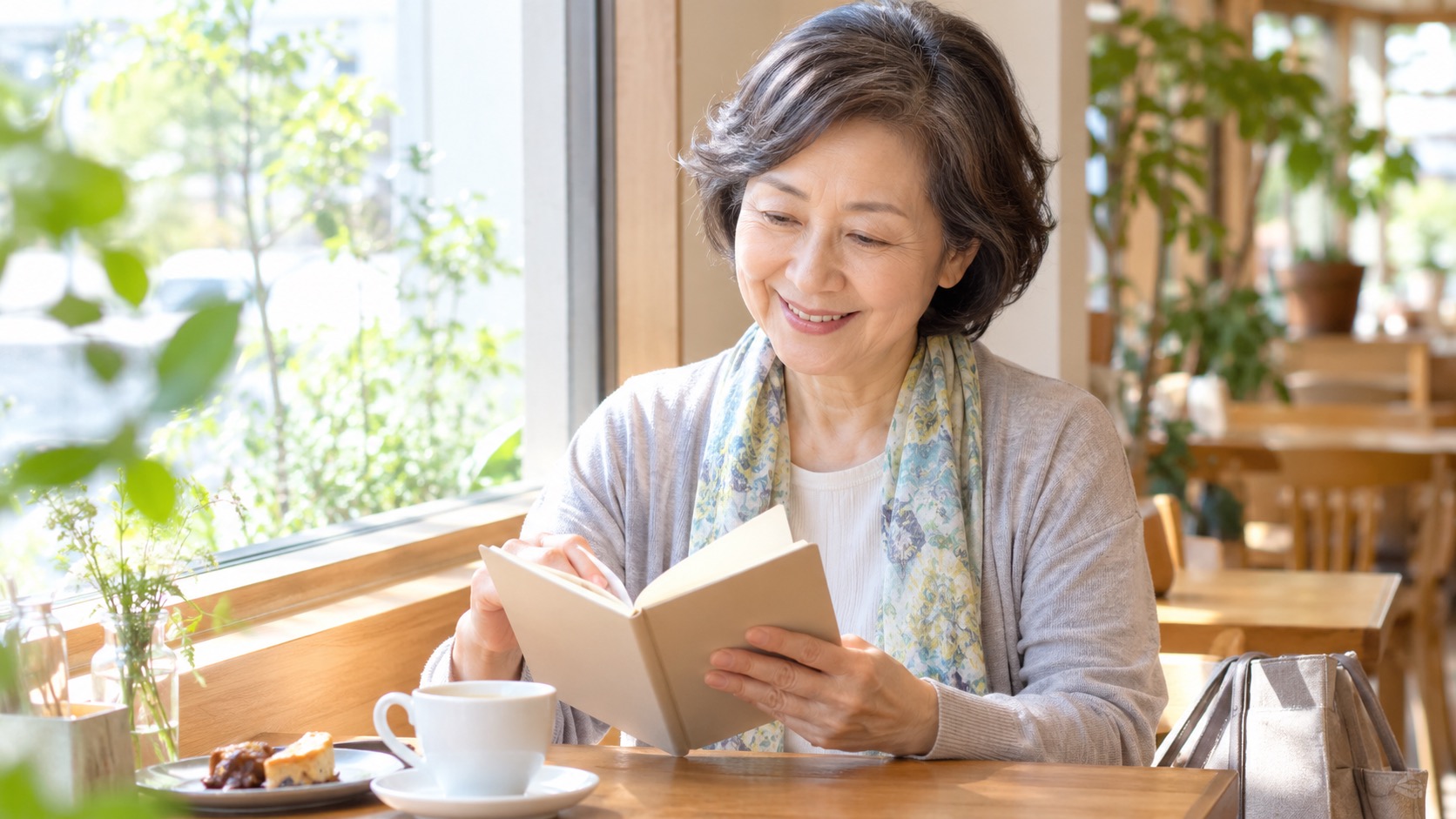 体験後に楽しさと通いやすさを振り返る女性のイメージ