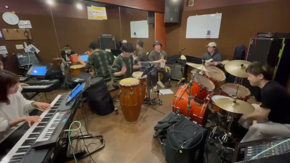 ラテンバンドのフィナーレ