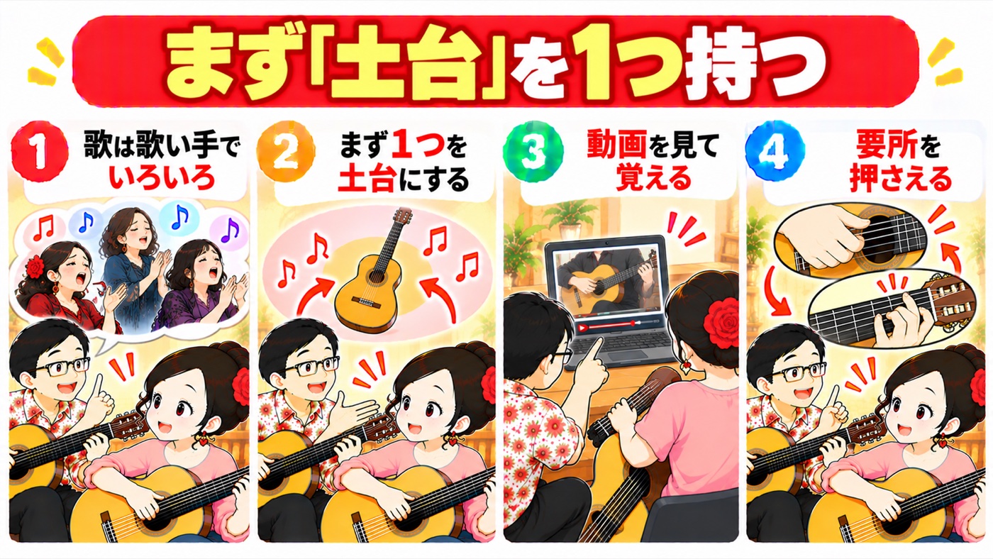 図解：まず「土台」を1つ持つ