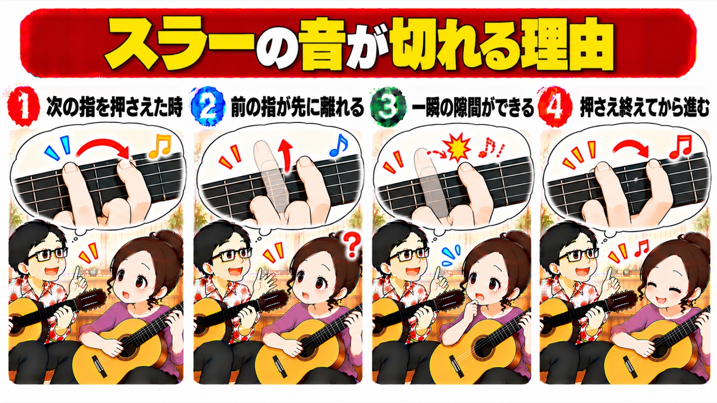 図解：スラーの音が切れる理由