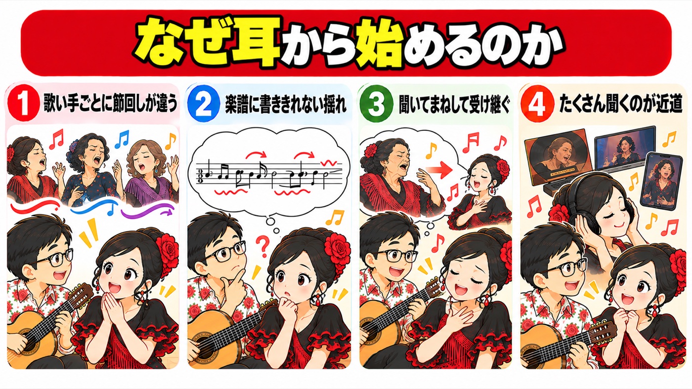 図解:なぜ耳から始めるのか