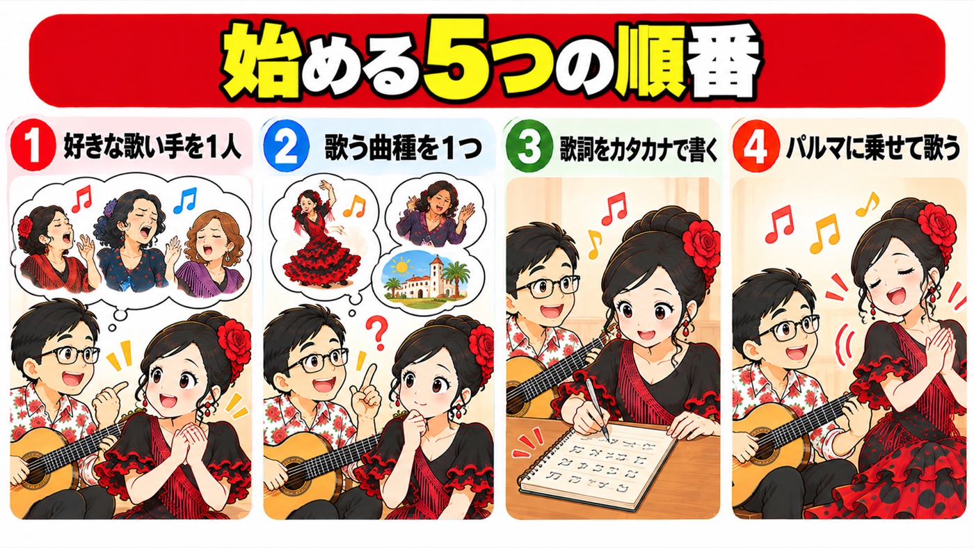 図解:始める5つの順番