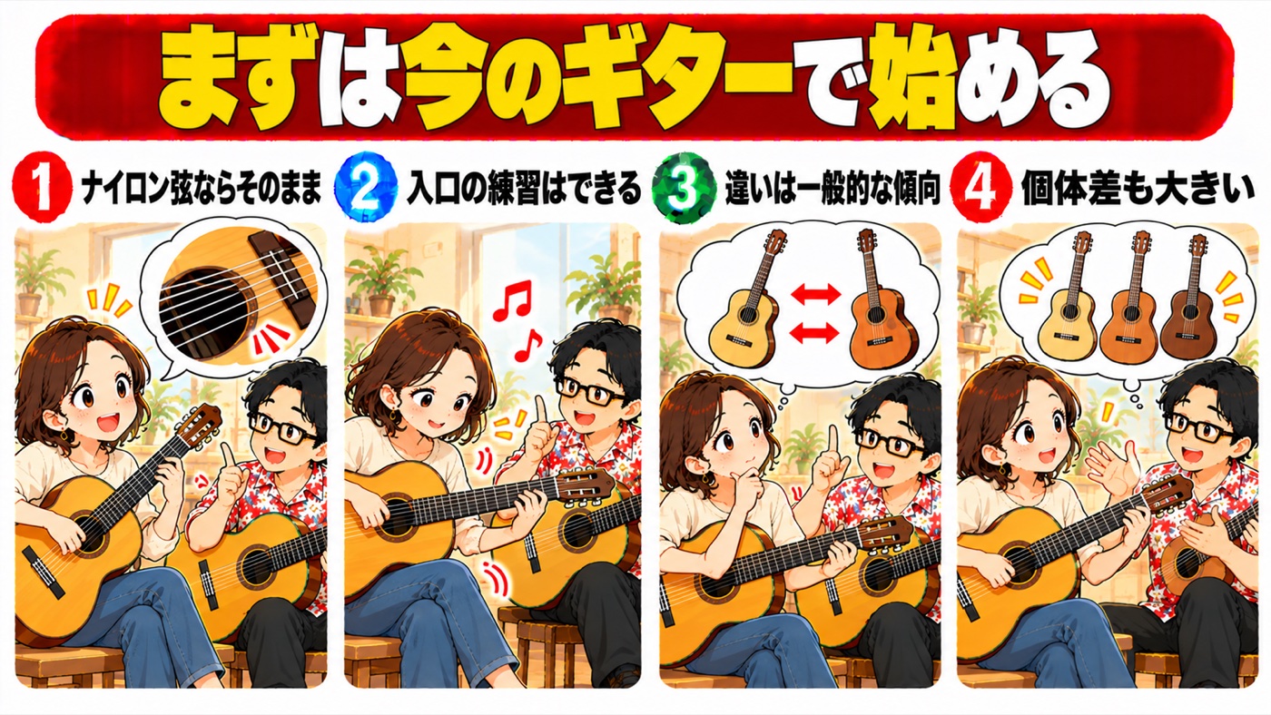 図解：まずは今のギターで始める