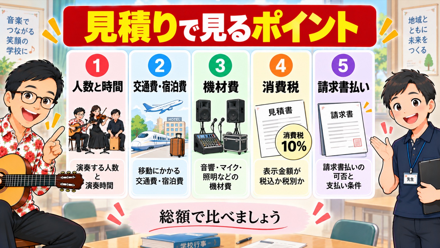 図解:見積りのもらい方と、見るポイント