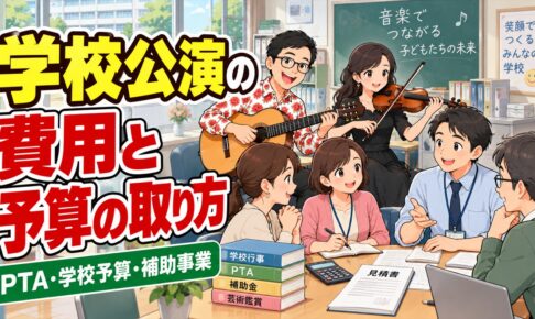 学校公演の費用と予算の取り方｜PTA・学校予算・補助事業の考え方