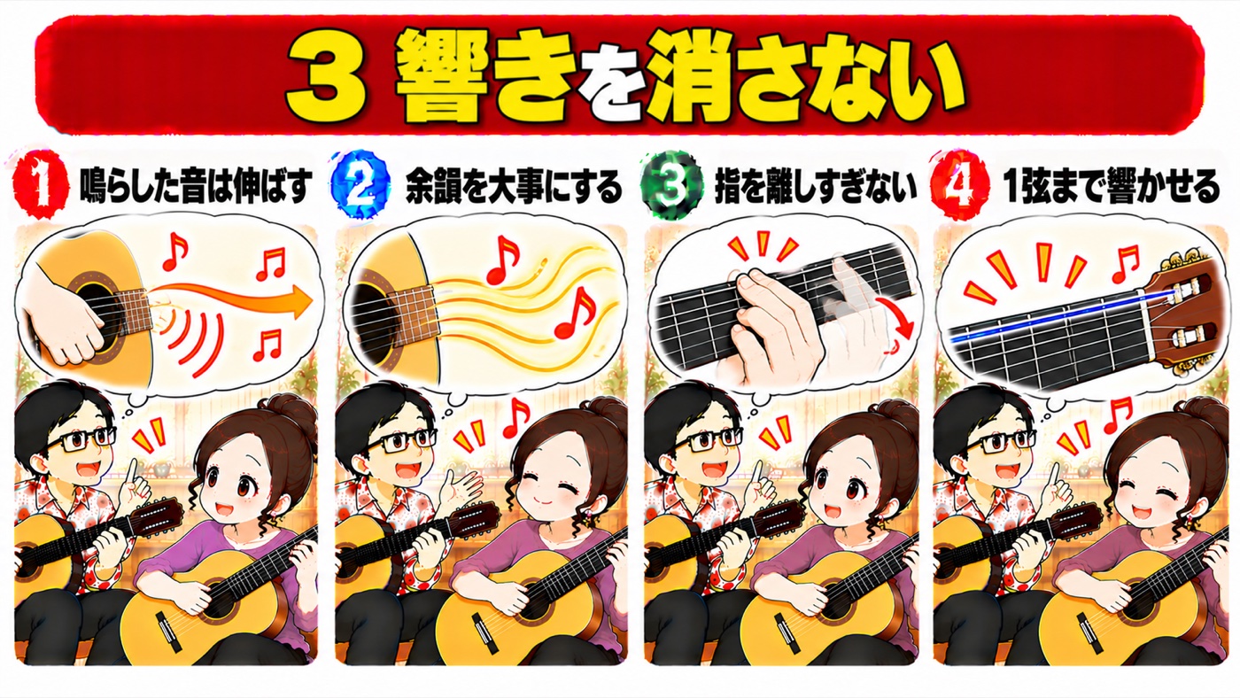 図解：3　響きを消さない