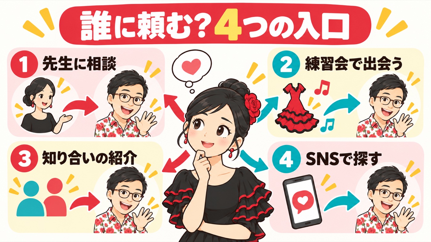 図解:誰に頼む?4つの入口