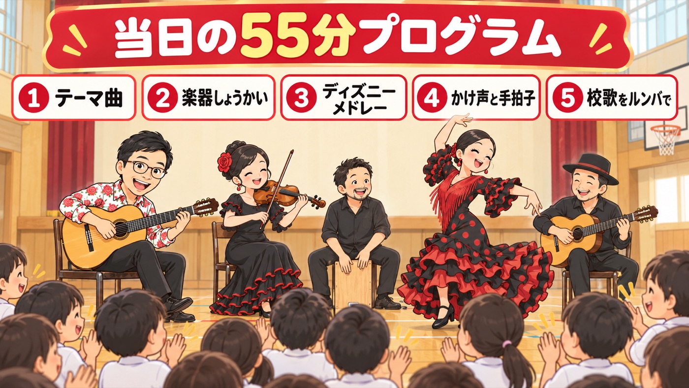 図解:当日の55分プログラム