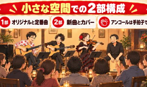 【実績】阿佐ヶ谷の音楽バーでソルスのライブ｜16席の小さな空間で2部構成（2025年3月）