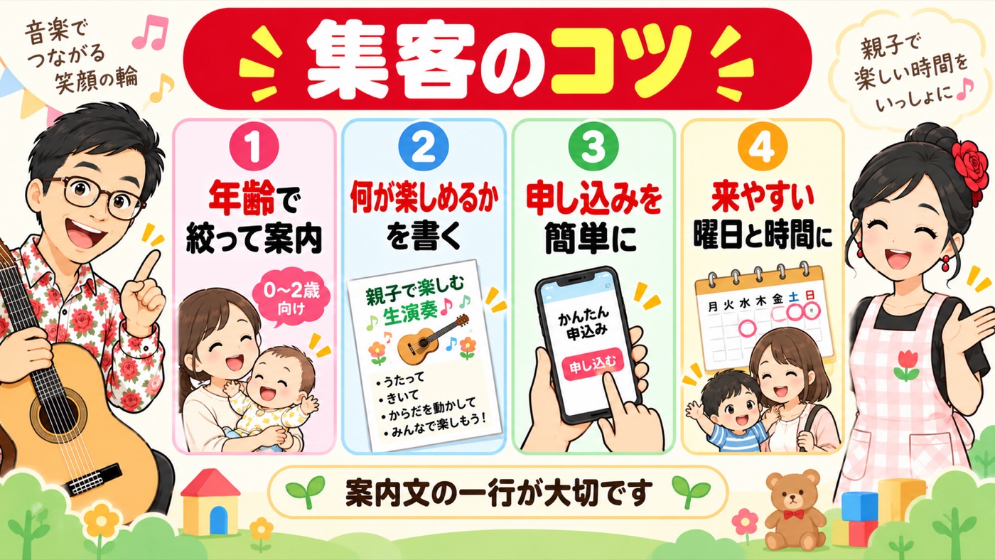 図解:集客のコツ