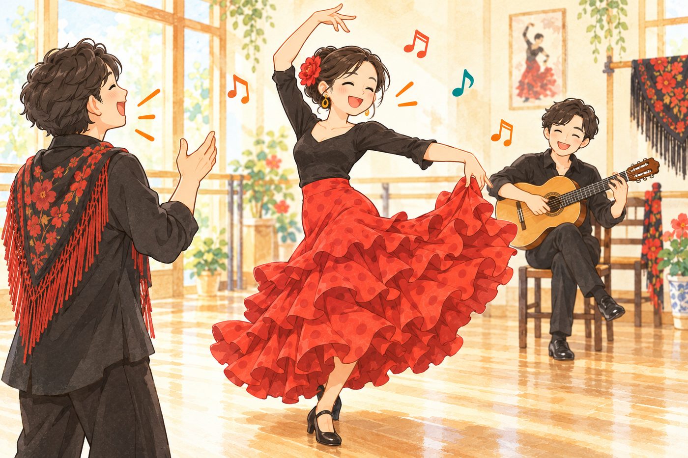 踊る人が喜ぶ絵