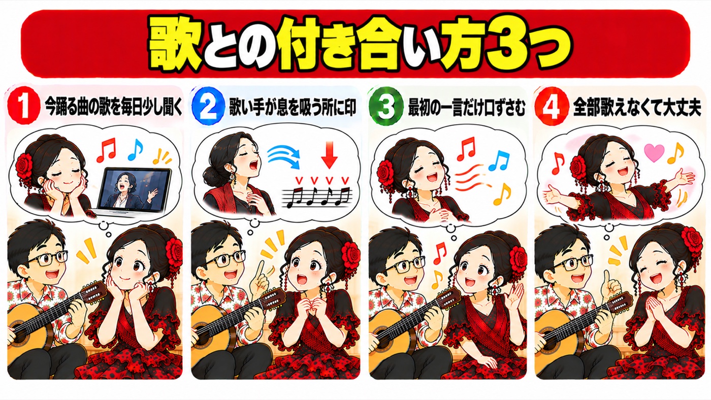 図解：歌との付き合い方3つ